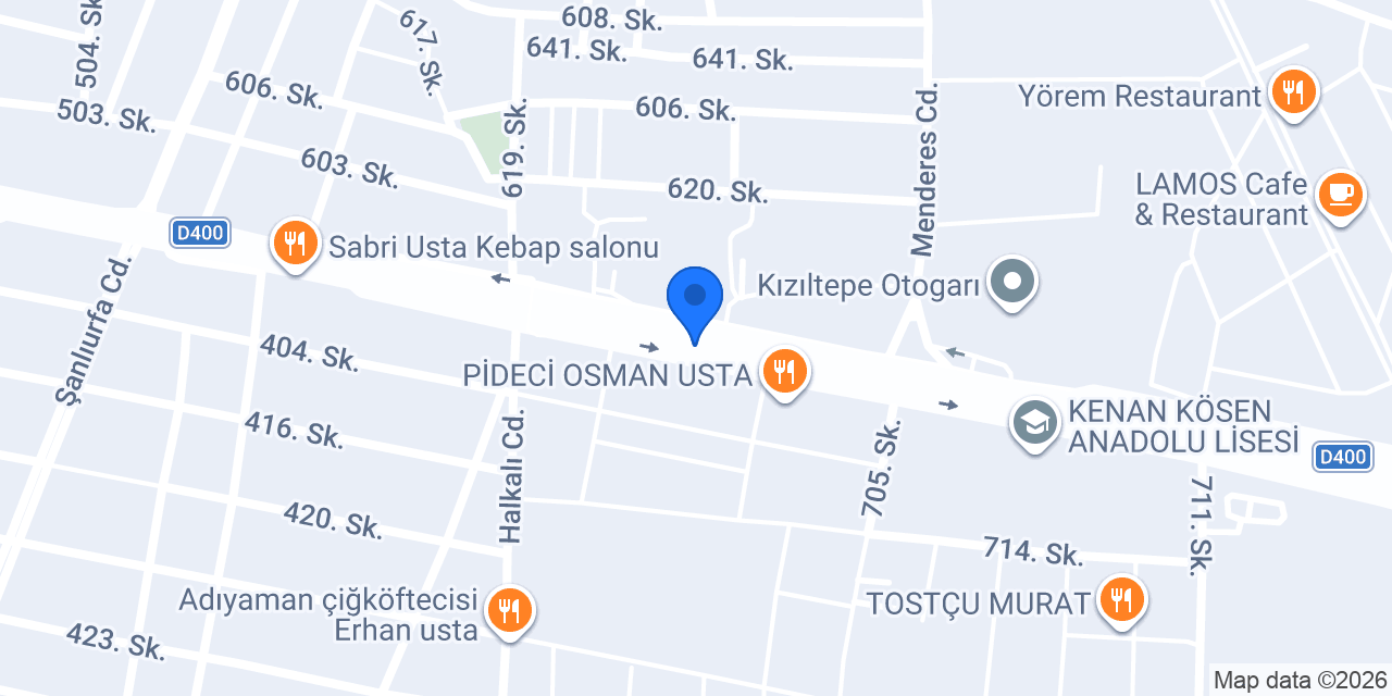 Sezer Gıda konumu
