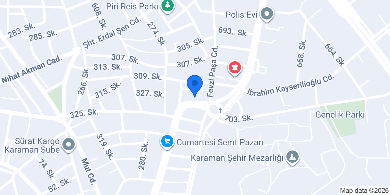 Hayat Eczanesi konumu