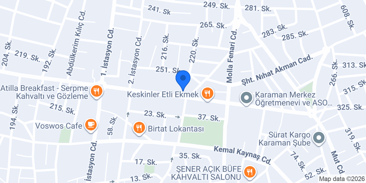 DELTA YAPI DEKORASYON konumu