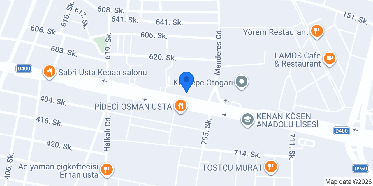 NİL LOJİSTİK konumu