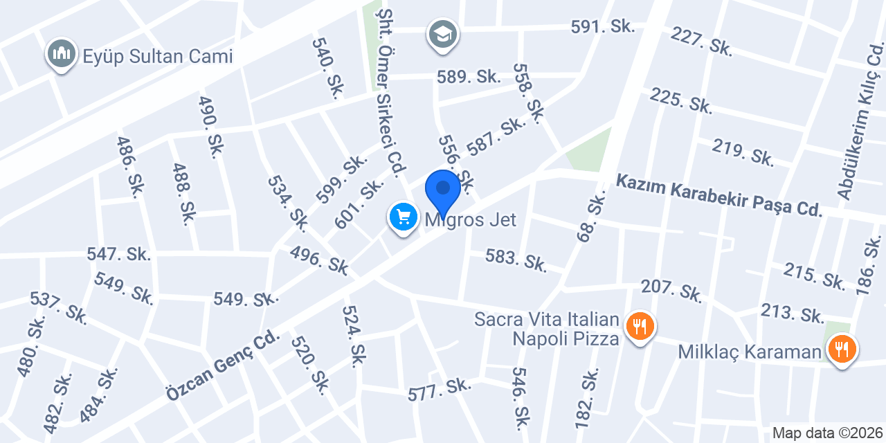 Kar-kervan butik pastanesi konumu
