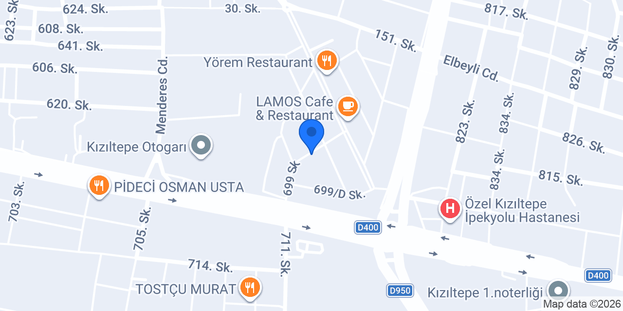 Asya-Pet veteriner kliniği konumu