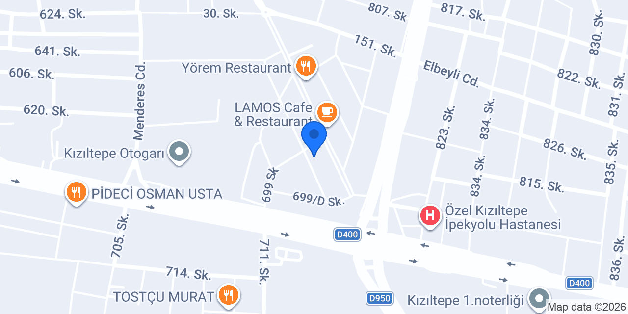Özer Moda konumu