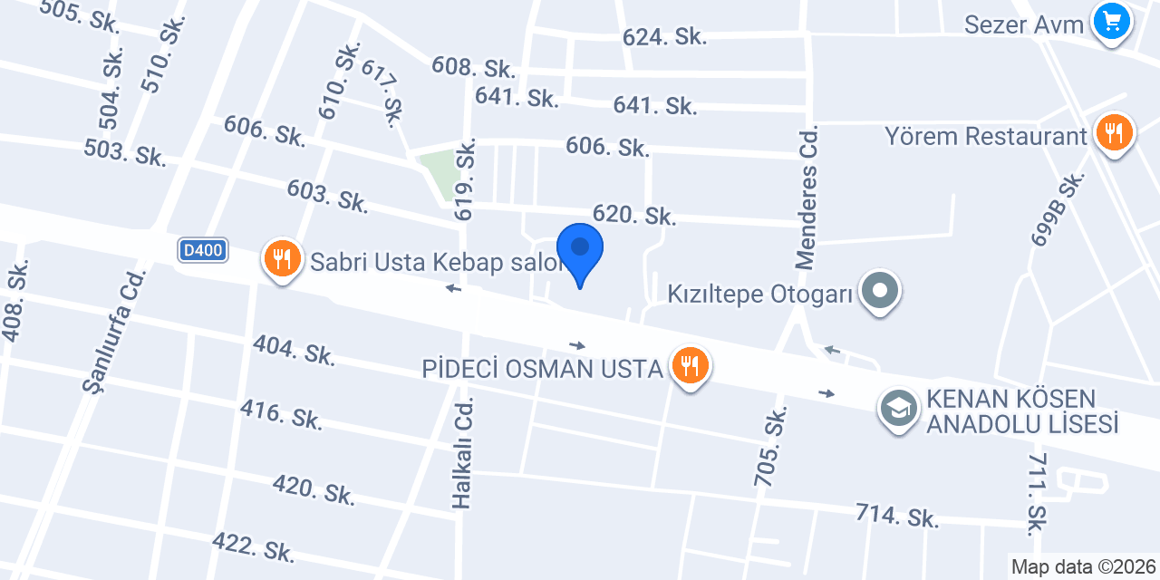 Sinan OTOMOTİV konumu
