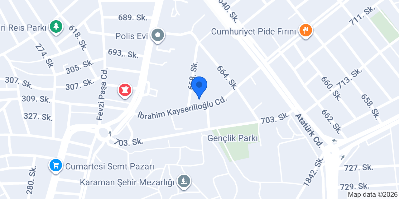 Bifa Ortaokulu konumu