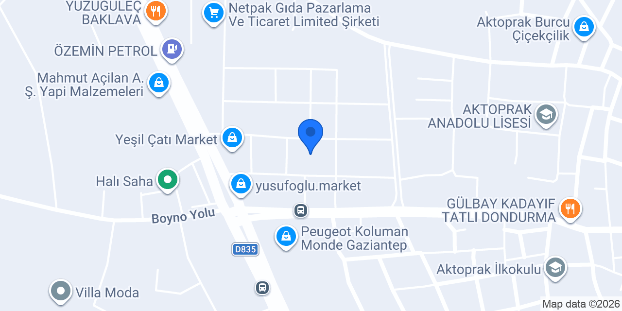 Özel Feride Hatun Anaokulu konumu