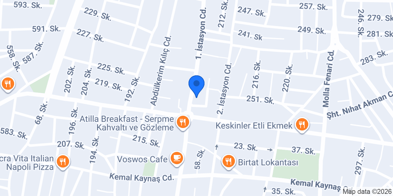 Bereket Unlu Mamulleri konumu