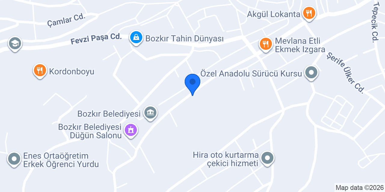 İnneciler Otokurtarma konumu