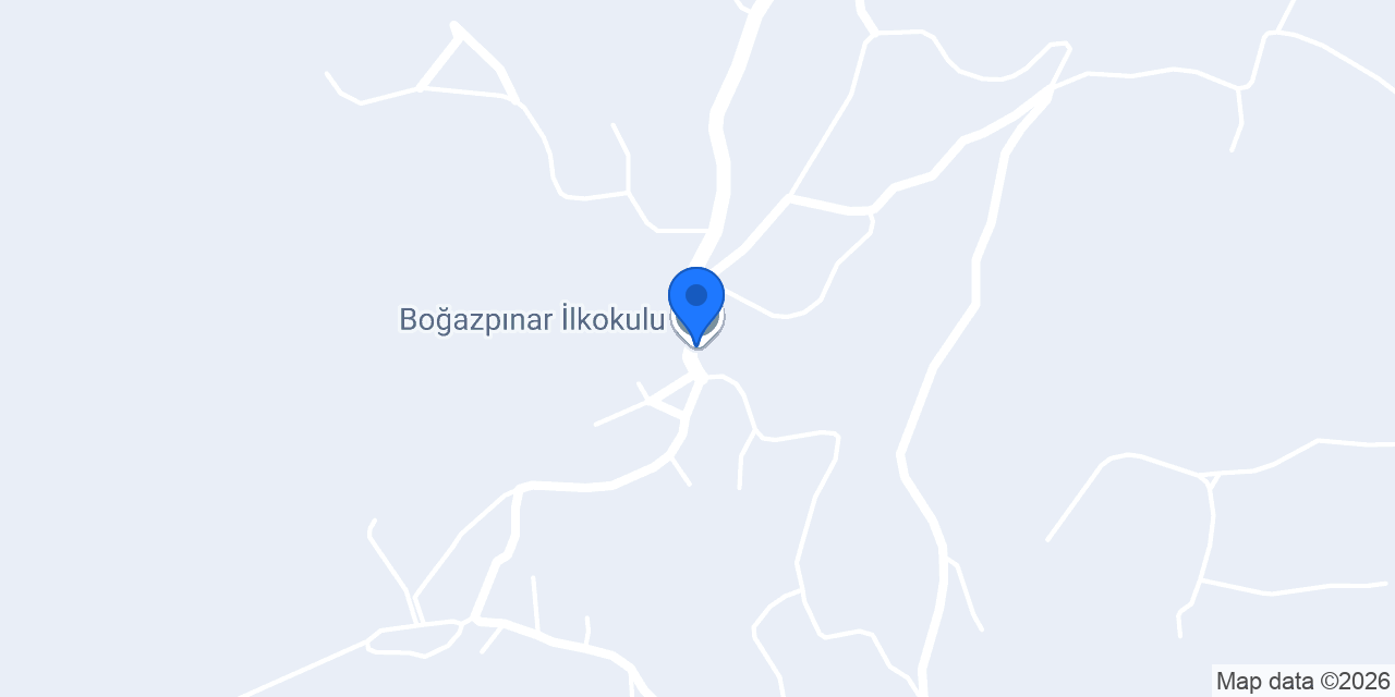 Boğazpınar İlkokulu konumu