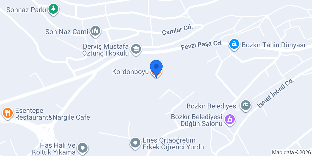 Kordonboyu konumu