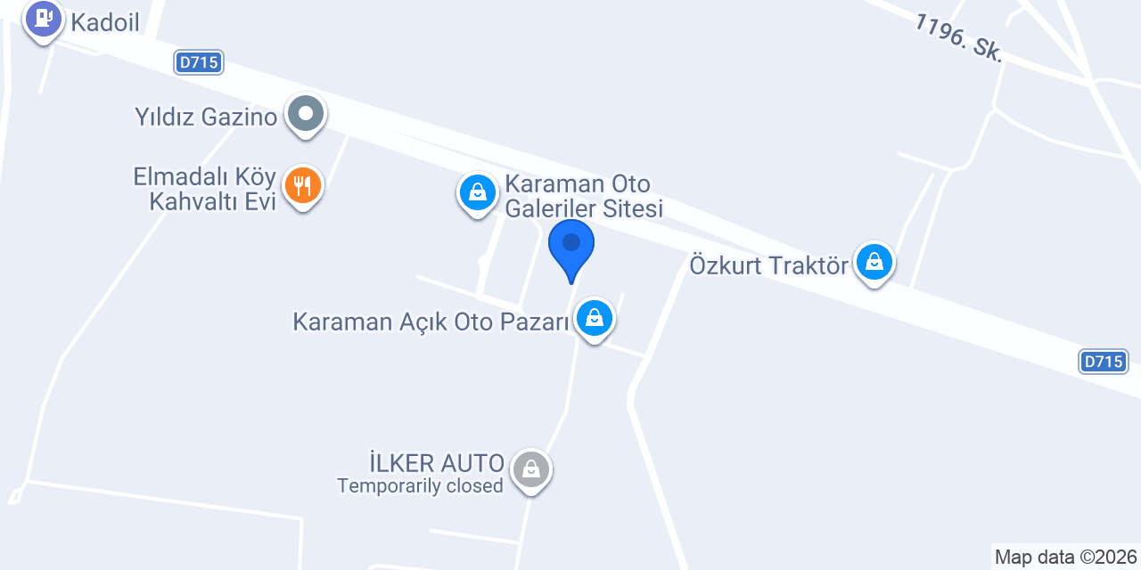 BEŞPARMAK OTOMOTİV konumu