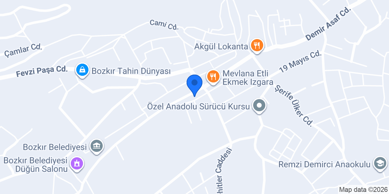 AKHAN ELEKTRİK konumu