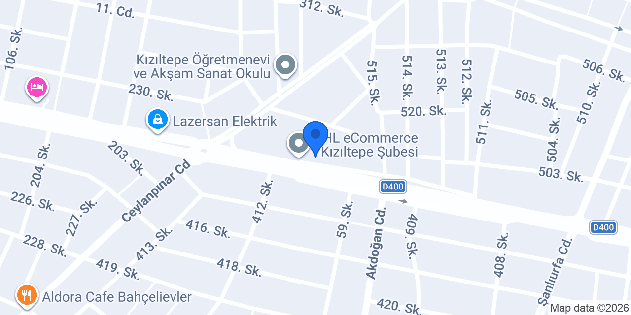 ERAT OTO LASTIK konumu
