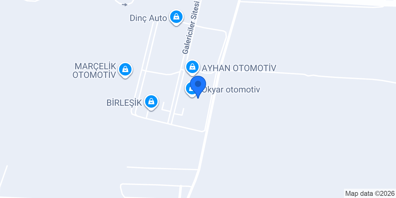 AYYILDIZ OTO GALERİ konumu