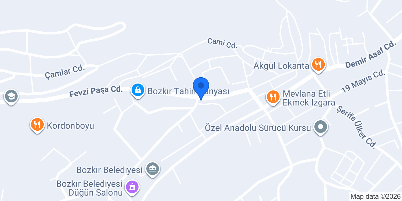 Demiröz Eczanesi konumu