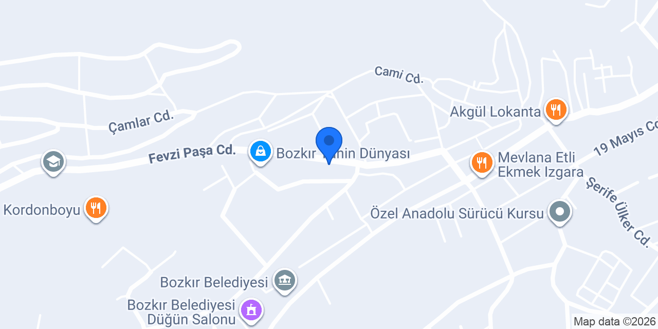 BYM Bozkır Yapı Mühendislik konumu