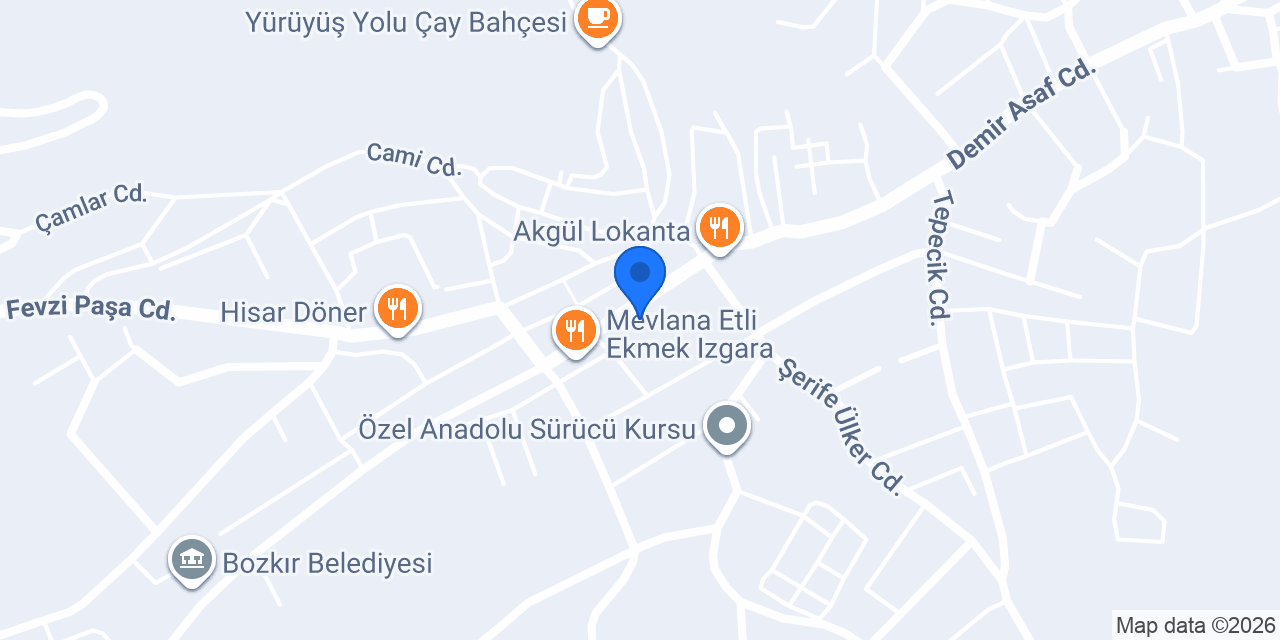 Bozkır Eczanesi konumu