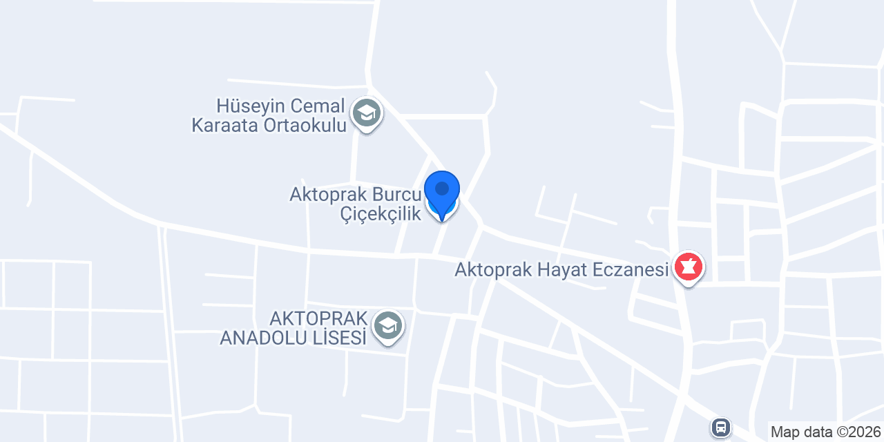 Aktoprak Burcu Çiçekçilik konumu