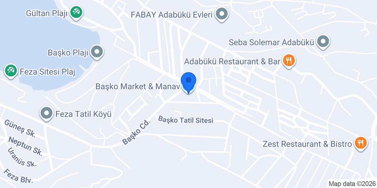 Başko Market & Manav konumu