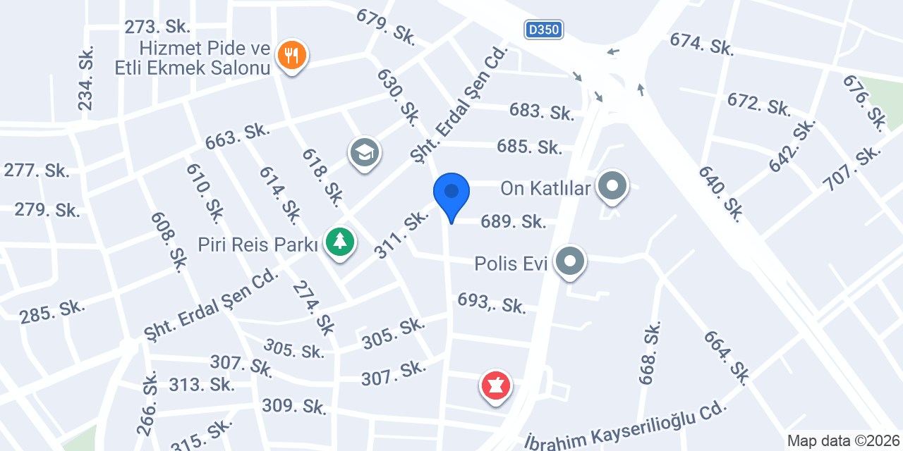 Türkiyem Etliekmek konumu