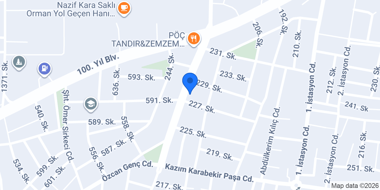 Emirhan Sürücü Kursu konumu