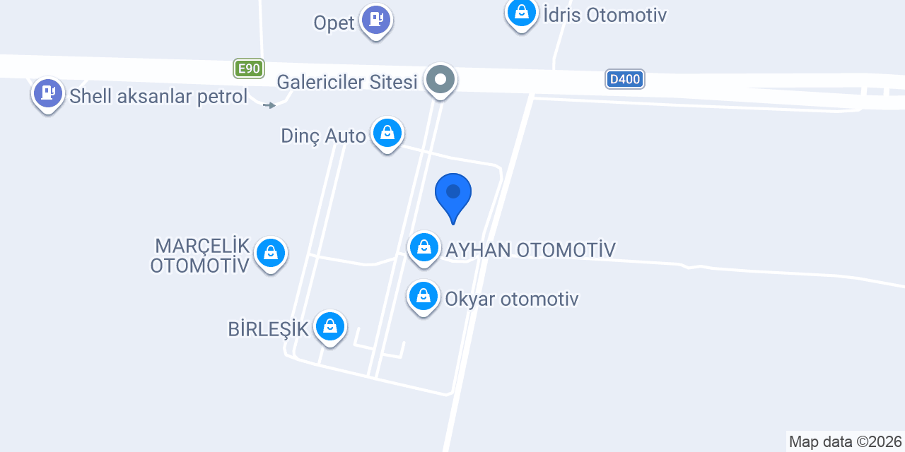 TEKİN OTOMOTİV konumu