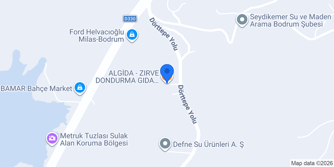 ALGİDA - ZIRVE DONDURMA GIDA TIC LTD STI konumu