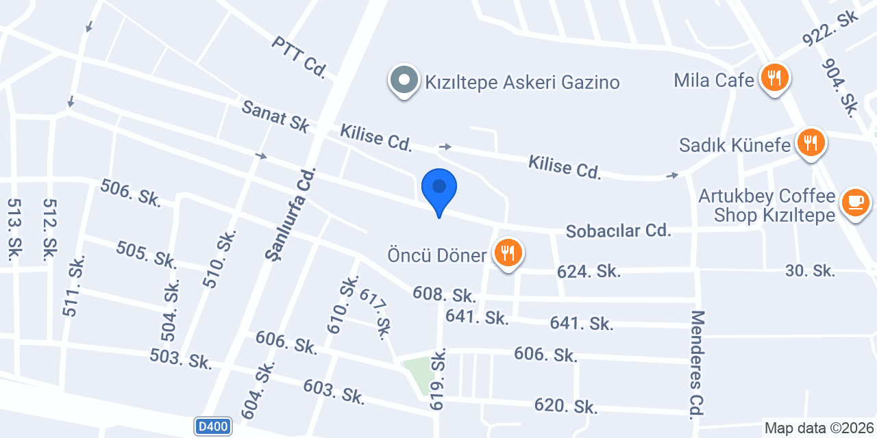 Dağtekin Motorlu Araçlar konumu
