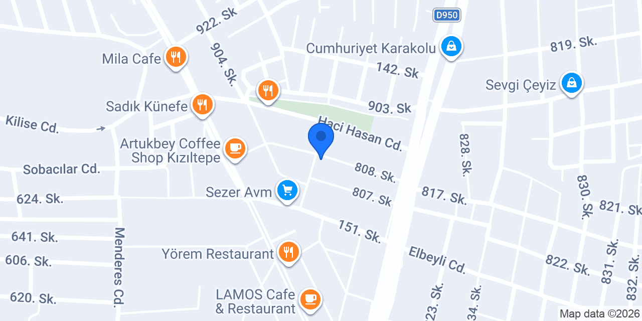 Özyılmaz Eczanesi konumu