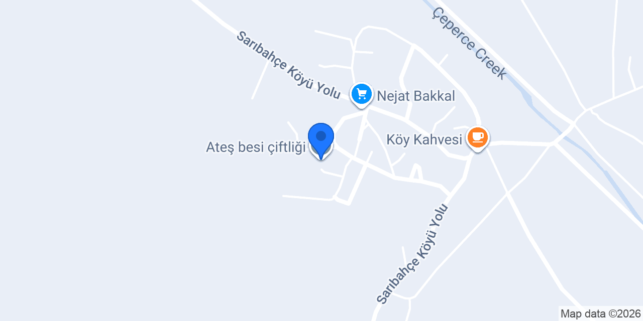 Ateş besi çiftliği konumu