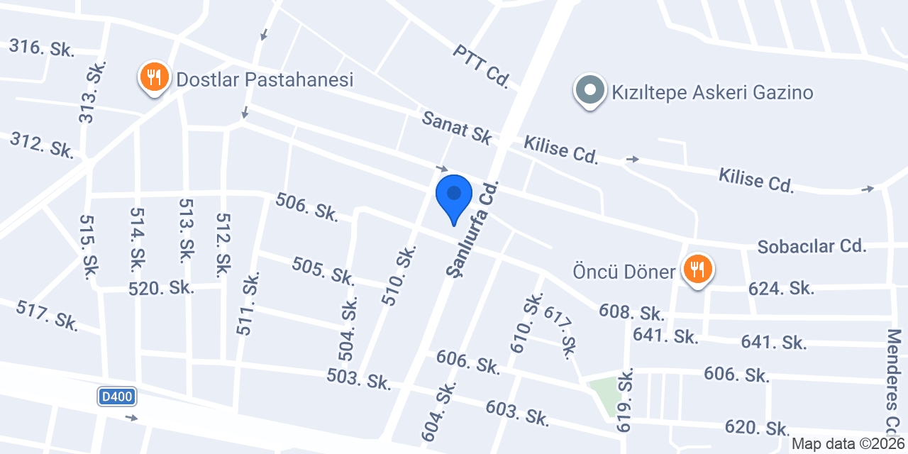 Boz Teknik Servis konumu