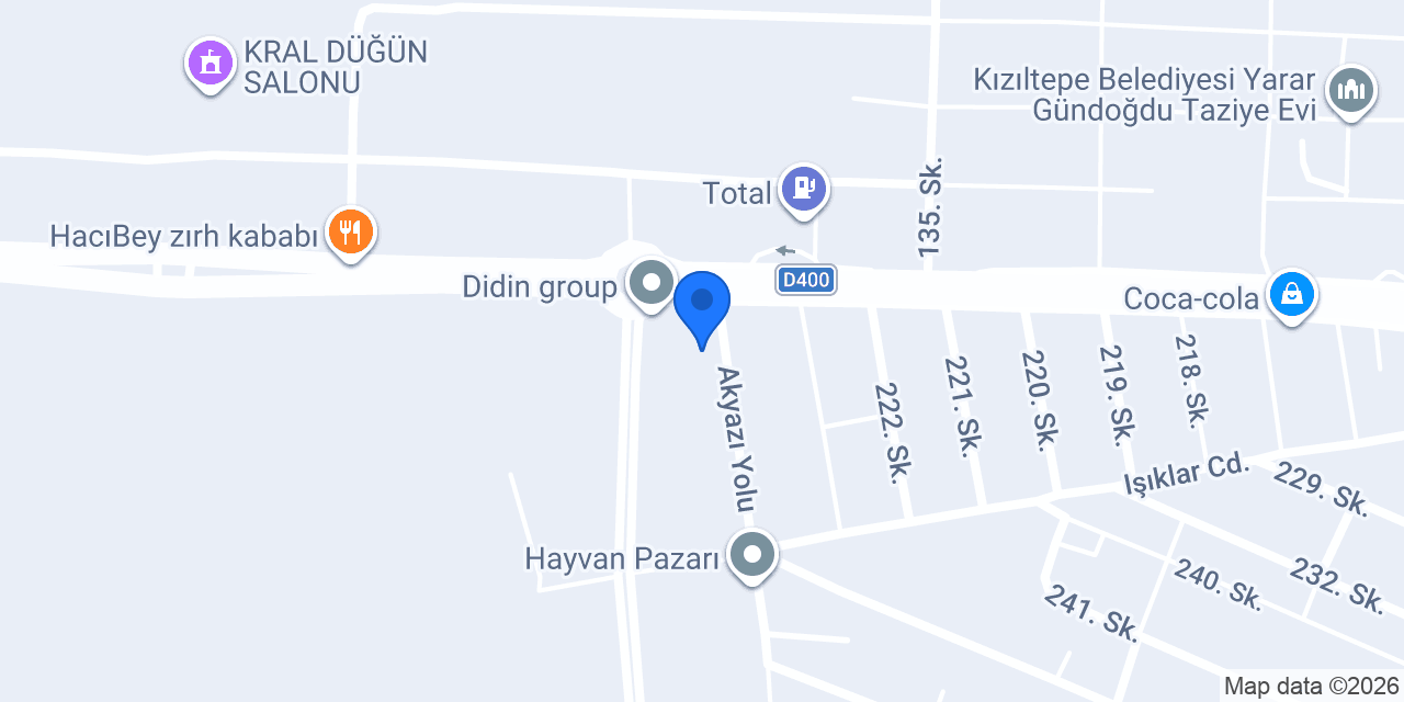 Omay Tır Parkı konumu