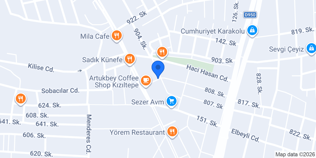 Key Kitabevi Kızıltepe konumu