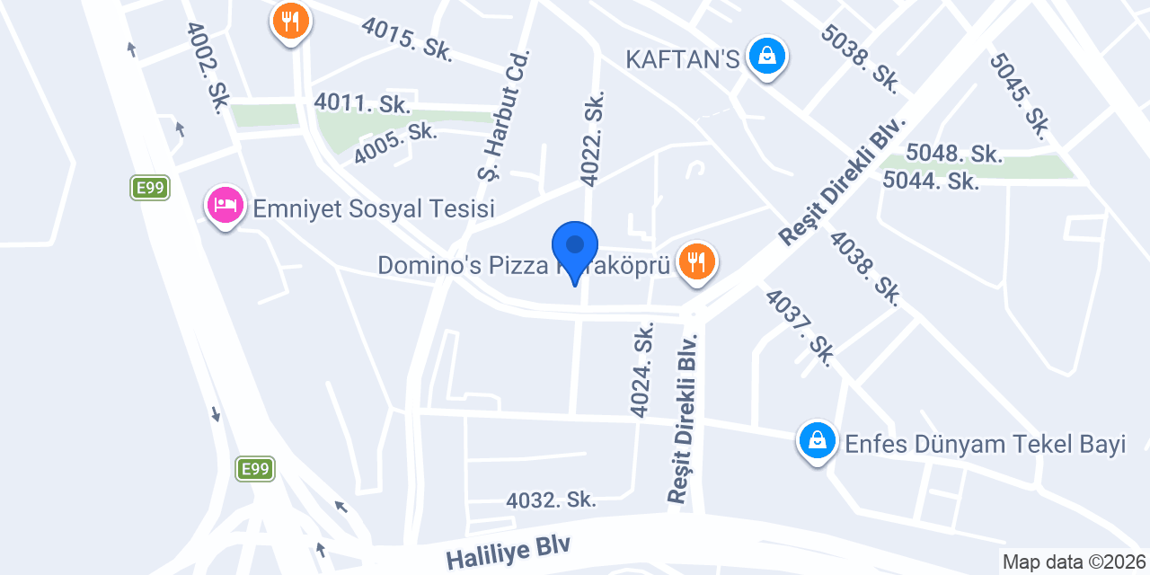 Ateş Veteriner Kliniği konumu