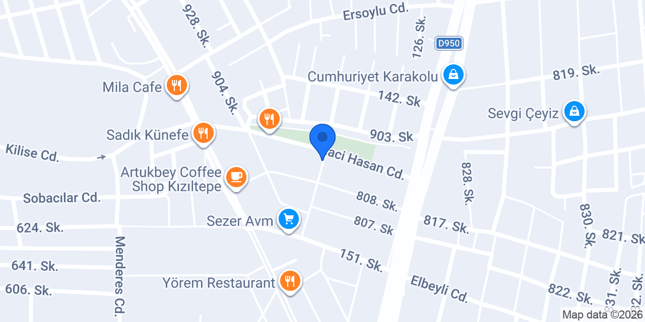 YAŞİN TEKNİK konumu