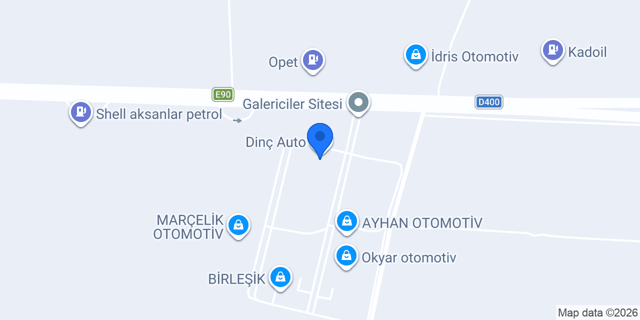 Dinç Auto. konumu