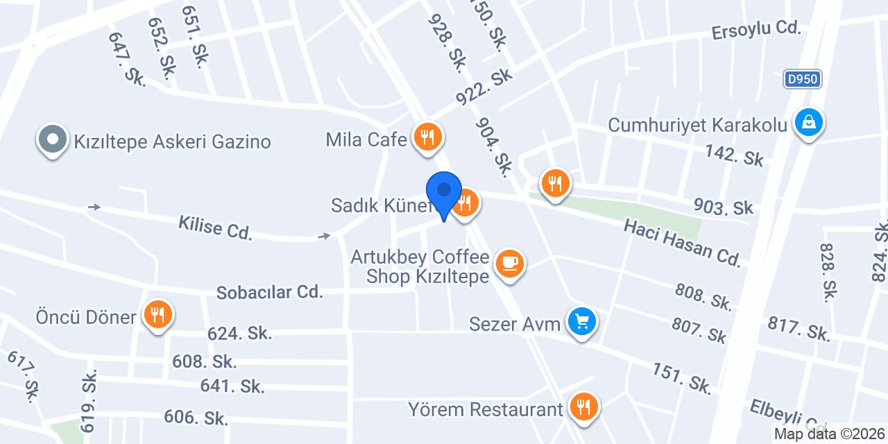 Kızıltepe FİKOÇ AKADEMİ konumu