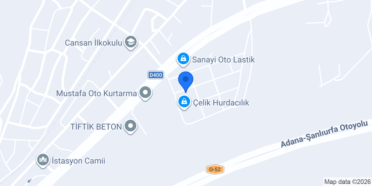 Çelik Otomotiv konumu