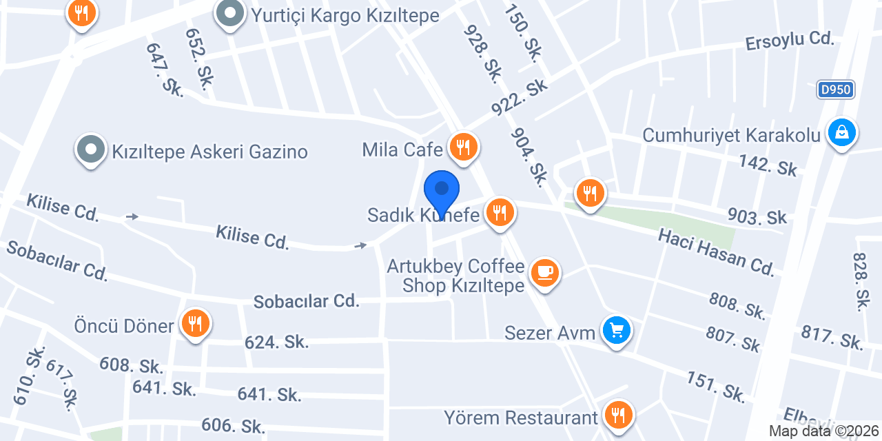 ÖZÇELİK İLETİŞİM konumu