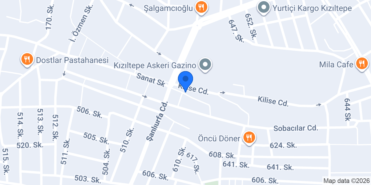 Kızıltepe Masaj Salonu konumu