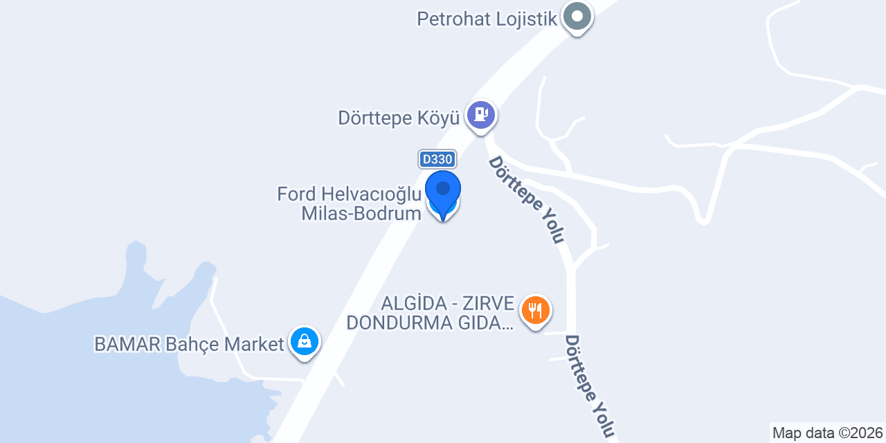 Ford Helvacıoğlu Milas-Bodrum konumu