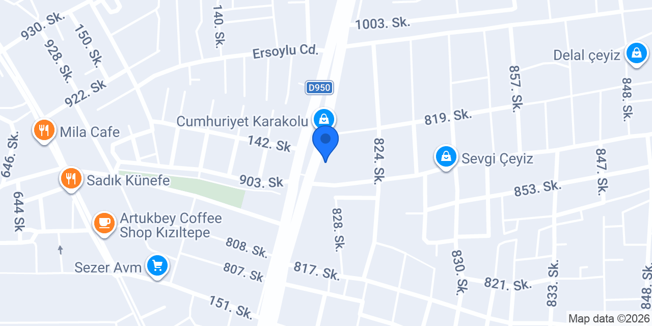 King Mobilya Fabrikası konumu