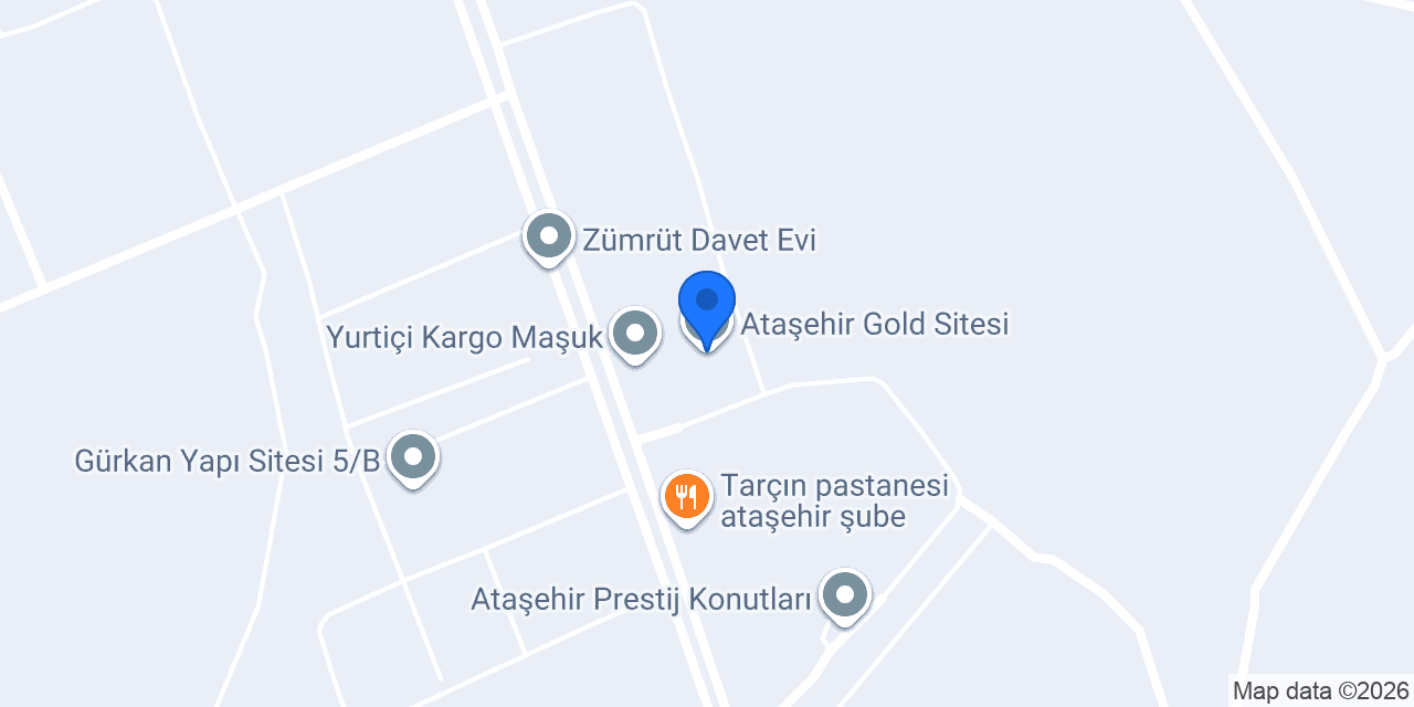Ataşehir Gold Sitesi konumu