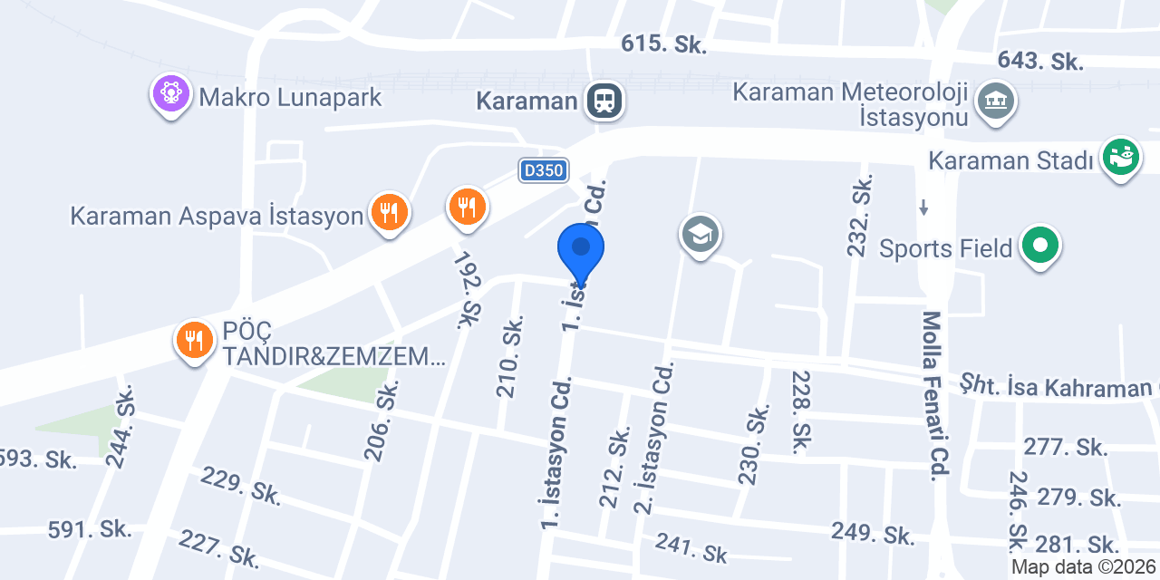 Anadolu Eczanesi konumu