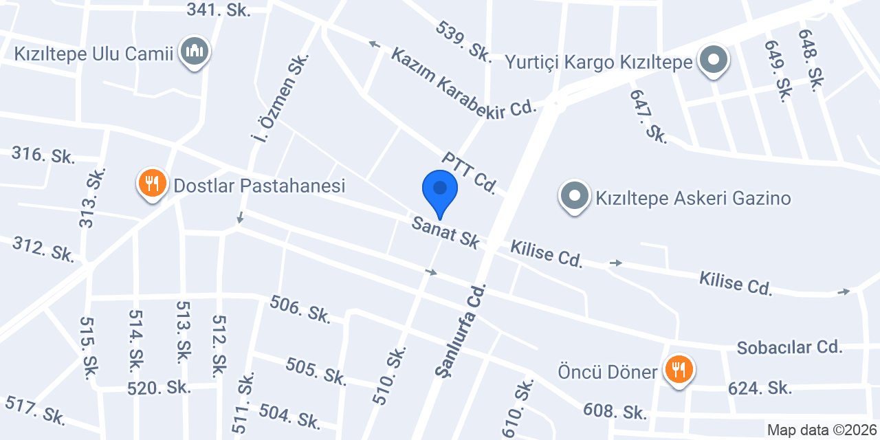 Ronidar Kuyumculuk konumu