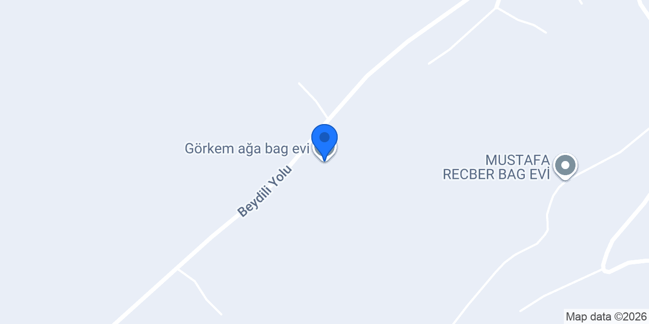 Görkem ağa bag evi konumu