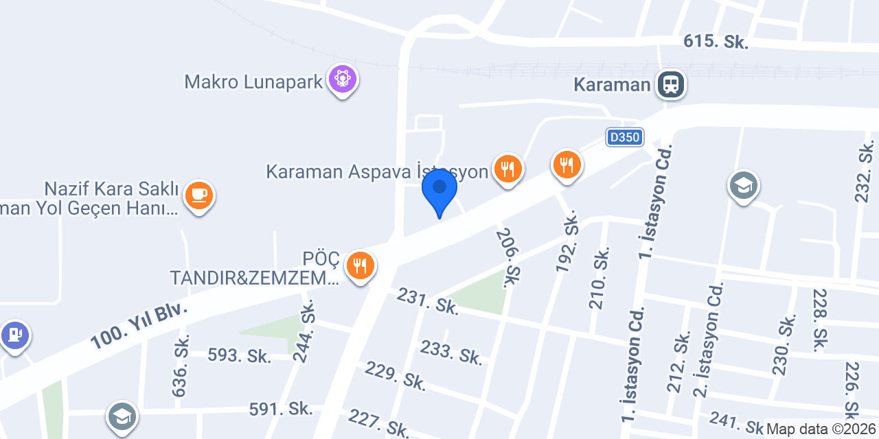Özkon Yapı konumu