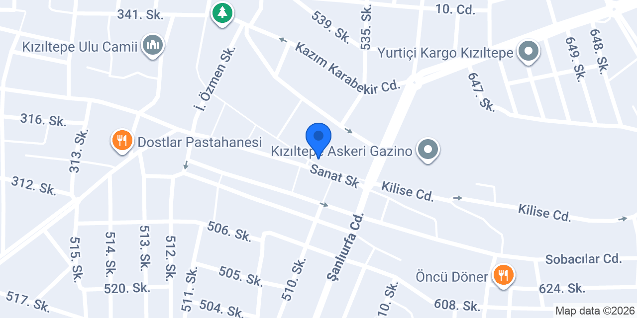 Arzüm Eczanesi konumu