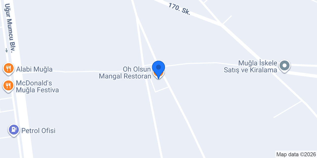 Oh Olsun Mangal Restoran konumu
