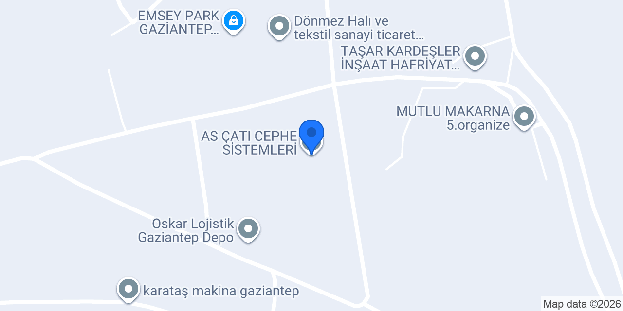 AS ÇATI CEPHE SİSTEMLERİ konumu